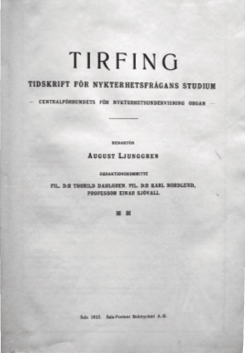 Omslag till Tirfing 1924