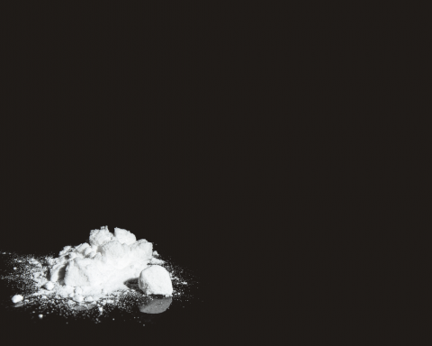 bild av hög med kokain